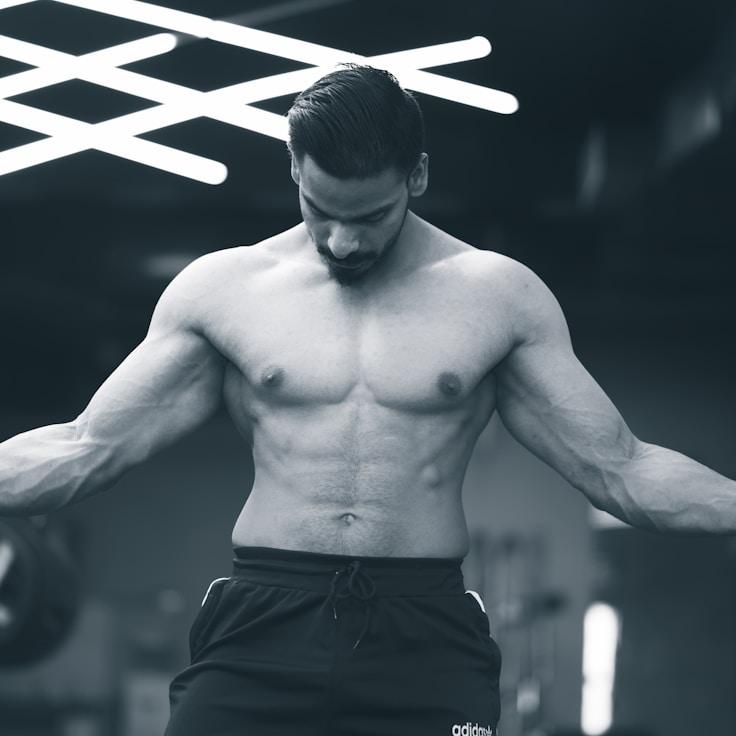 Modern fitness club interior